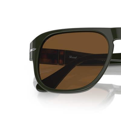 Persol PO3310S - Jean with Matte Dark Green Frame and Brown Lenses – Variant Image