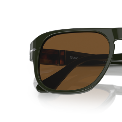 Persol PO3310S - Jean with Matte Dark Green Frame and Brown Lenses – Variant Image
