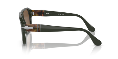 Persol PO3310S - Jean with Matte Dark Green Frame and Brown Lenses - Image 4