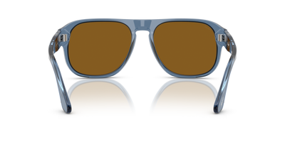 Persol PO3310S - Jean with Transparent Navy Frame and Brown Lenses - Image 5