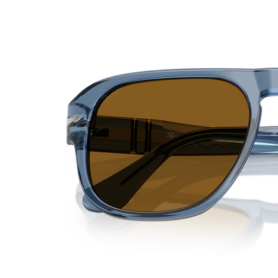 Persol PO3310S - Jean with Transparent Navy Frame and Brown Lenses – Variant Image