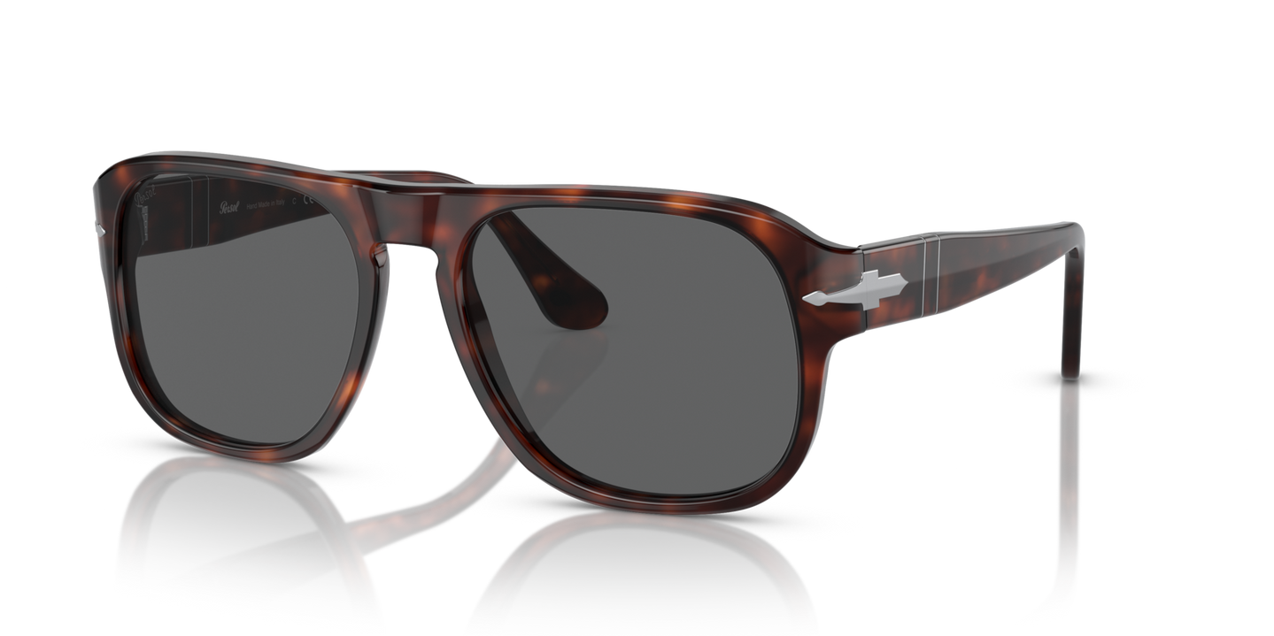 Persol PO3310S - Jean with Havana Frame and Black Lenses - Image 1