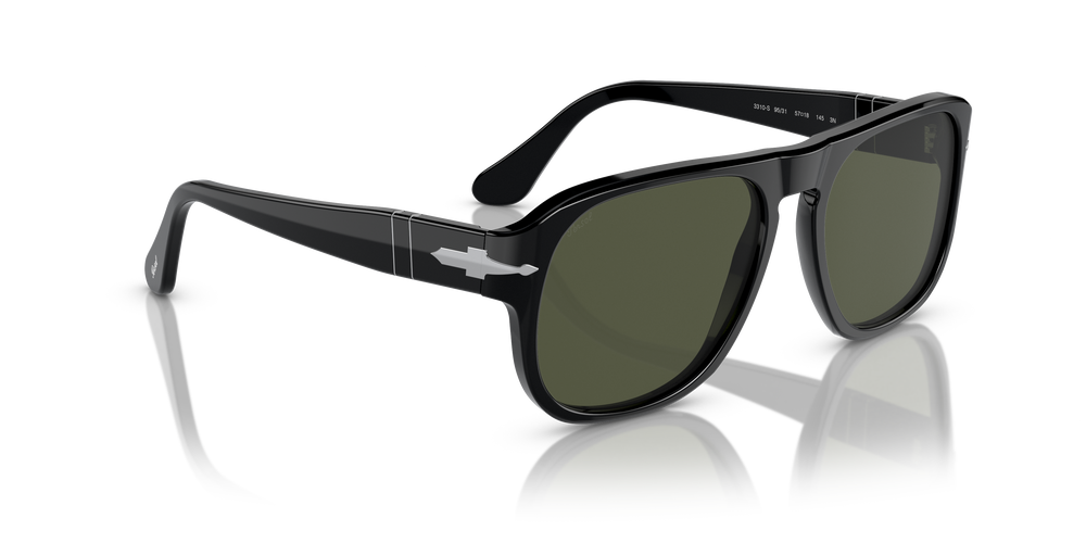 Persol PO3310S - Jean with Black Frame and Green Lenses - Image 3