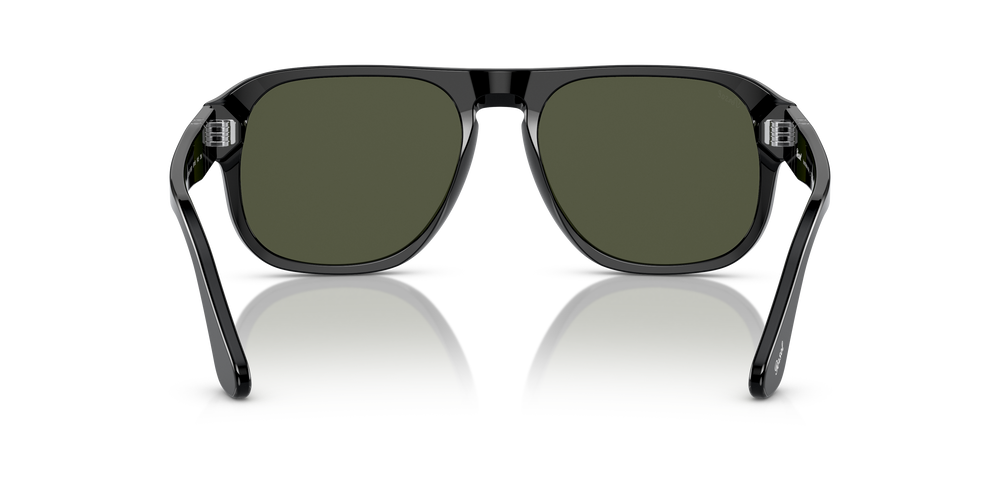 Persol PO3310S - Jean with Black Frame and Green Lenses - Image 5