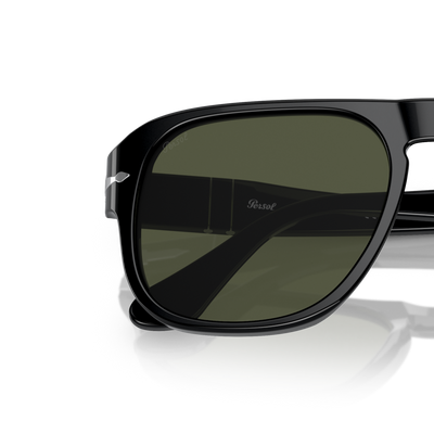 Persol PO3310S - Jean with Black Frame and Green Lenses – Variant Image