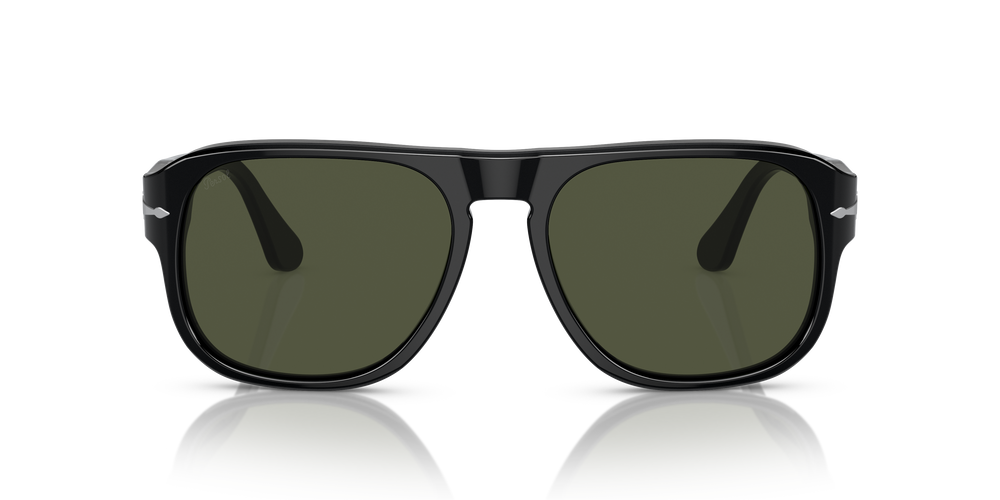 Persol PO3310S - Jean with Black Frame and Green Lenses - Image 2
