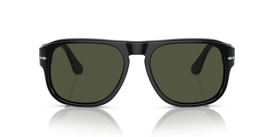 Persol PO3310S - Jean mit Schwarz Gestell und Grün Gläsern - Bild 2