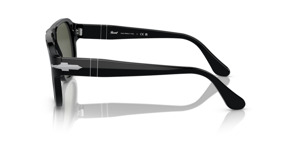 Persol PO3310S - Jean mit Schwarz Gestell und Grün Gläsern - Bild 4