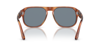 Persol PO3310S - Jean avec Monture Terre de Sienne et Verres Bleu - Image 5