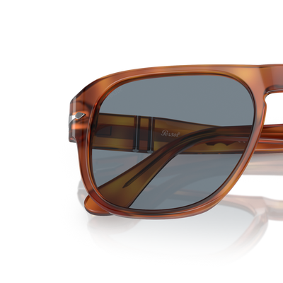 Persol PO3310S - Jean with Terra Di Siena Frame and Blue Lenses – Variant Image
