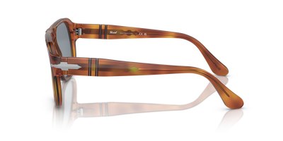 Persol PO3310S - Jean avec Monture Terre de Sienne et Verres Bleu - Image 4
