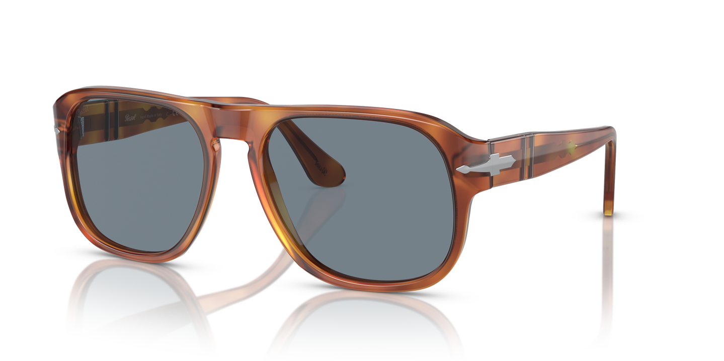 Persolペルソールサングラスsunglass Terra di Siena Persol PO3313S with Terra Di Siena Frame and Blue Lenses | Persol® US