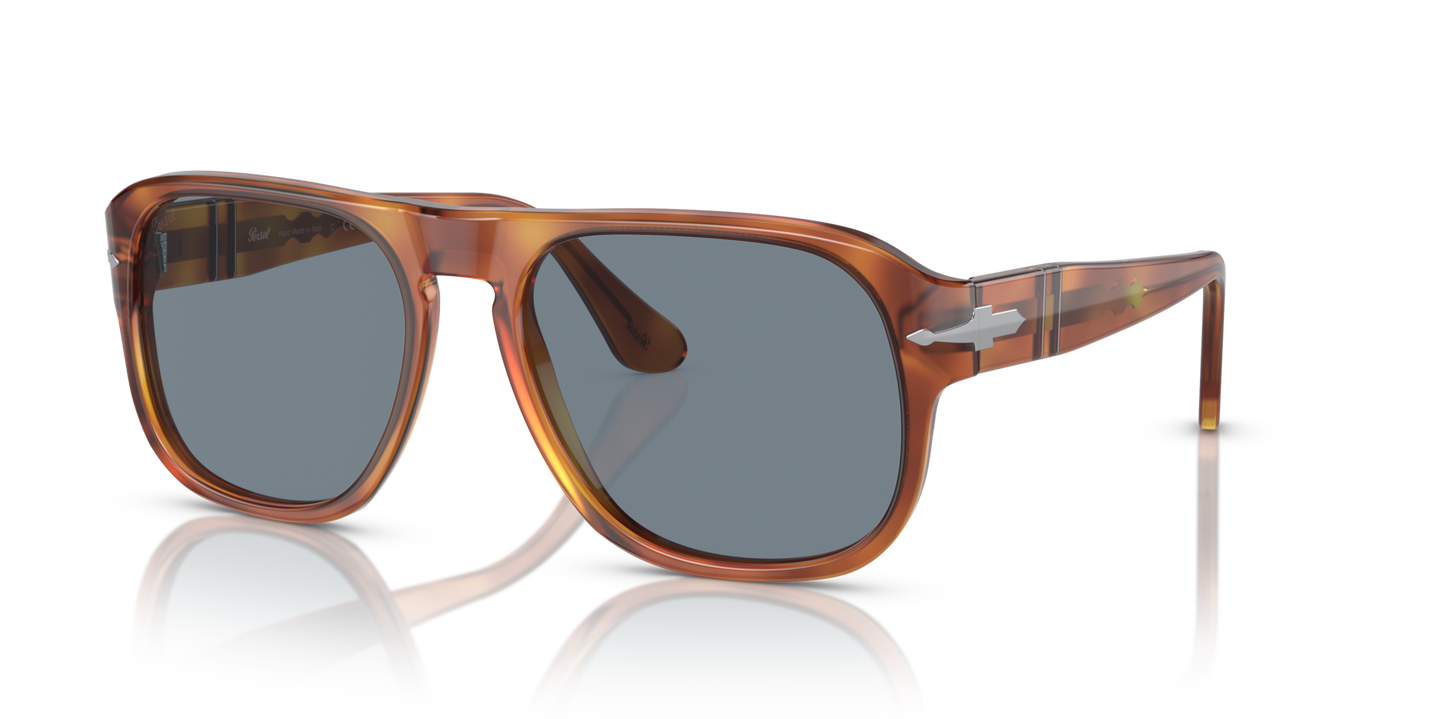 Persol PO3310S - Jean with Terra Di Siena Frame and Blue Lenses - Image 1