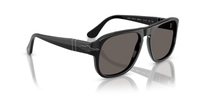 Persol PO3310S - Black Arrow with Black Frame and Grey Lenses - Image 3