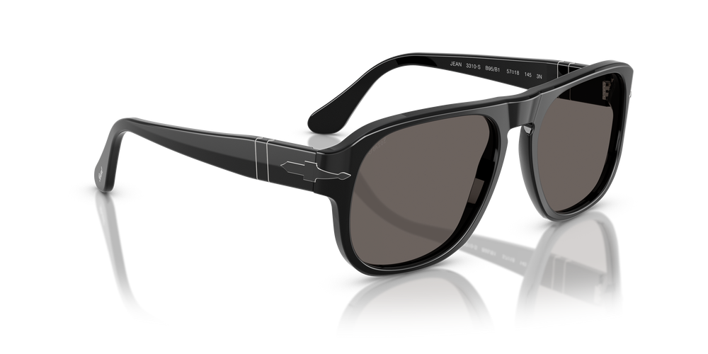 Persol PO3310S - Black Arrow mit Schwarz Gestell und Grau Gläsern - Bild 3