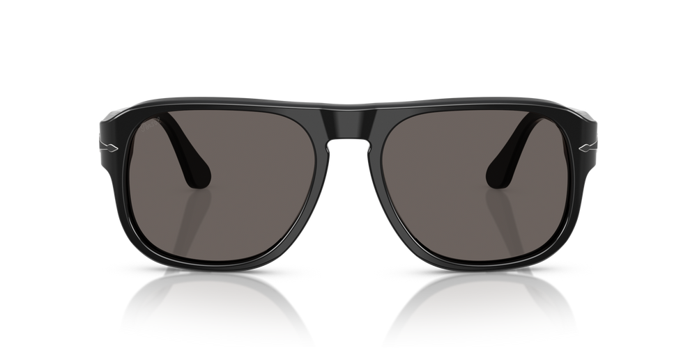 Persol PO3310S - Black Arrow con Montura Negro y Lentes Gris - Imagen 2