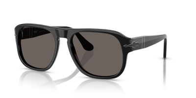 Persol PO3310S - Black Arrow with Black Frame and Grey Lenses - Image 1