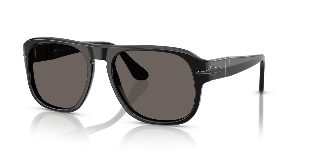 Persol PO3310S - Black Arrow mit Schwarz Gestell und Grau Gläsern - Bild 1