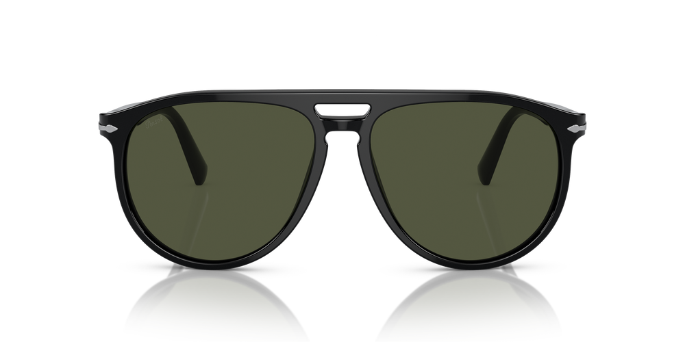 Persol PO3311S mit Schwarz Gestell und Grün Gläsern - Bild 2