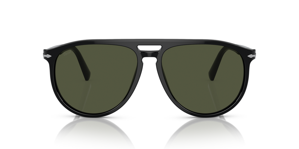 Persol PO3311S mit Schwarz Gestell und Grün Gläsern - Bild 2