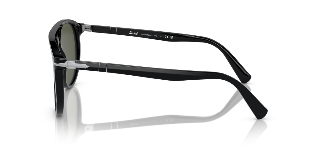 Persol PO3311S mit Schwarz Gestell und Grün Gläsern - Bild 4