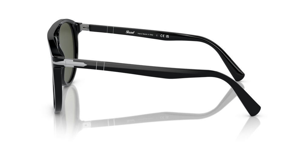Persol PO3311S mit Schwarz Gestell und Grün Gläsern - Bild 4