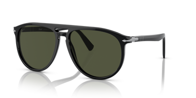 Persol PO3311S mit Schwarz Gestell und Grün Gläsern - Bild 1