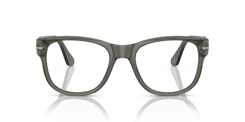 Persol PO3312V with Transparent Taupe Gray Frame - Image 2