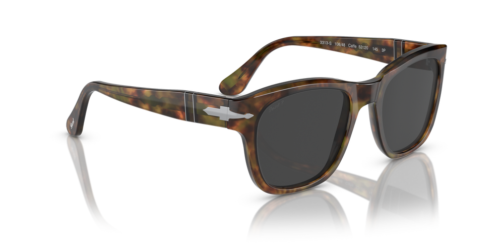 Persol PO3313S con Montatura Caffè e Lenti Nero - Immagine 3