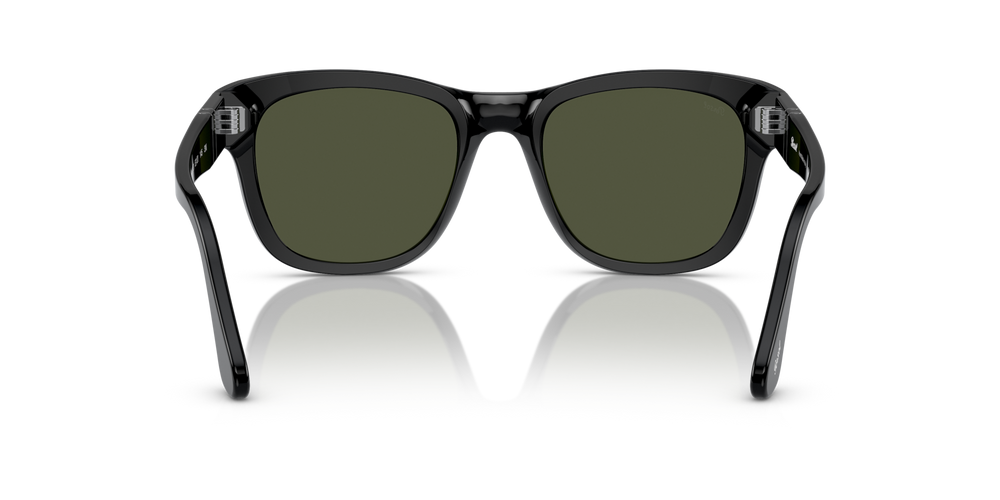 Persol PO3313S mit Schwarz Gestell und Grün Gläsern - Bild 5