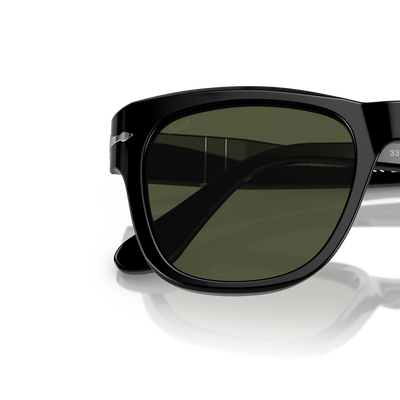 Persol PO3313S mit Schwarz Gestell und Grün Gläsern – Variantenbild