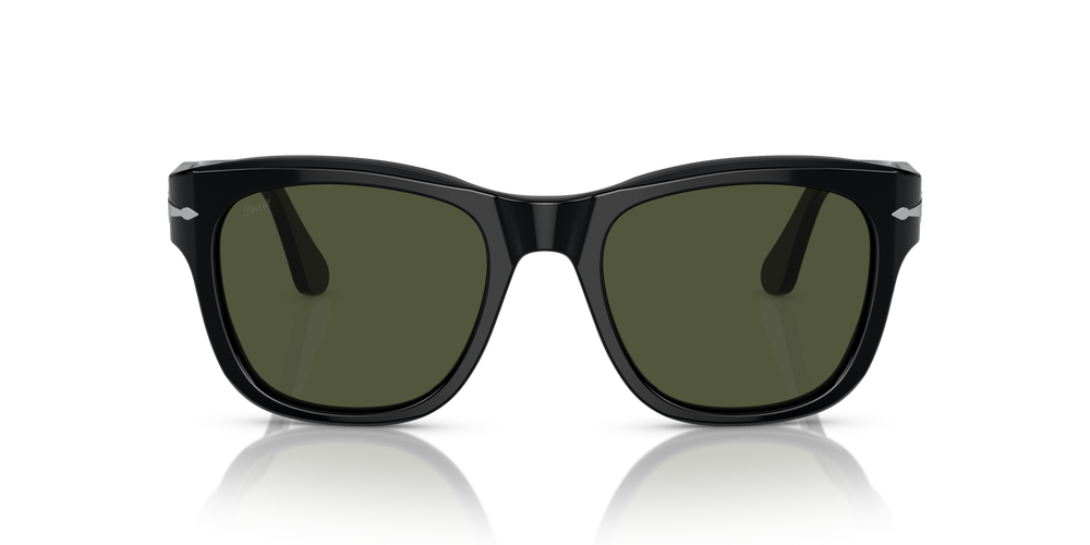 Persol PO3313S mit Schwarz Gestell und Grün Gläsern - Bild 2