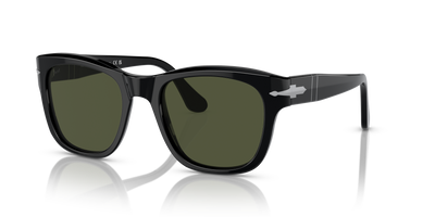 Persol PO3313S with Black Frame and Green Lenses | Persol® US