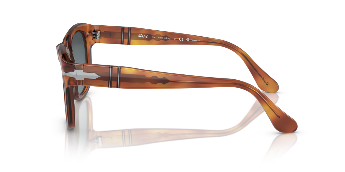Persol PO3313S with Terra Di Siena Frame and Blue Lenses - Image 1