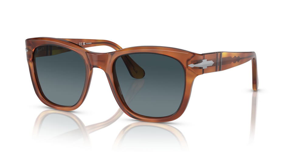 Persol PO3313S with Terra Di Siena Frame and Blue Lenses - Image 1