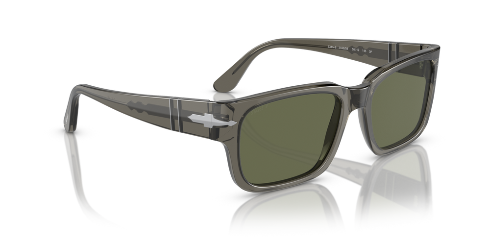 Persol PO3315S con Montatura Grigio Talpa Trasparente e Lenti Verde - Immagine 3