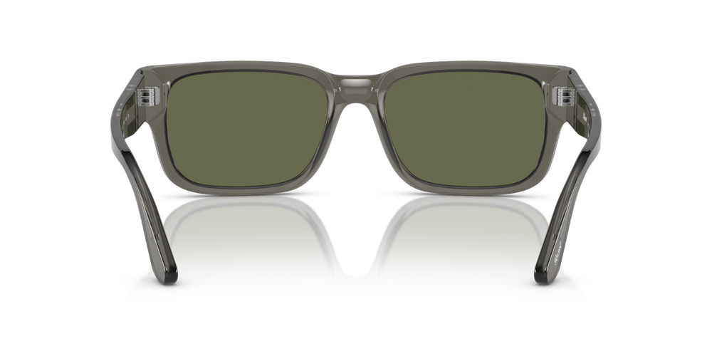 Persol PO3315S mit Transparent Taupe Gray Gestell und Grün Gläsern - Bild 5