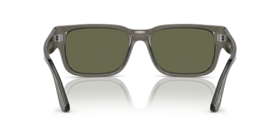 Persol PO3315S with Transparent Taupe Gray Frame and Green Lenses - Image 5