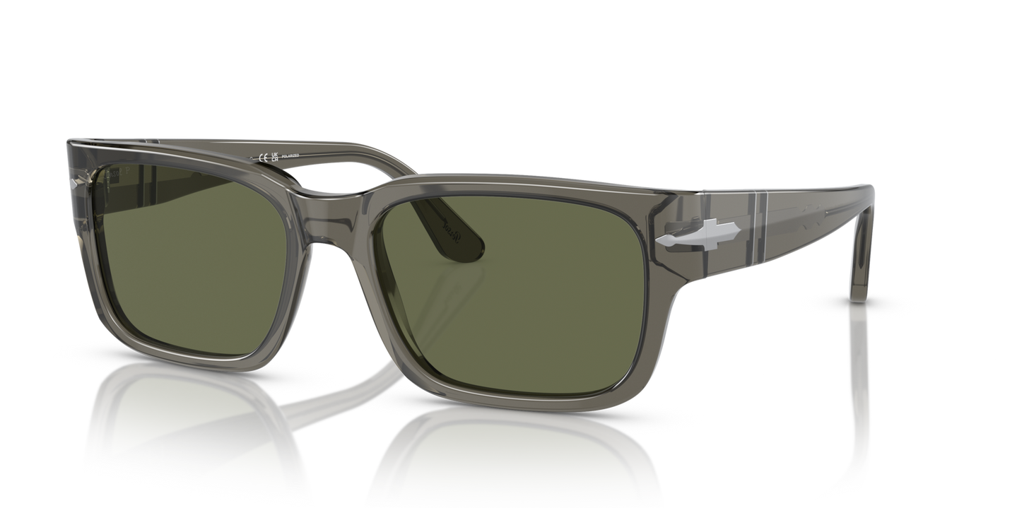 Persol PO3315S con Montatura Grigio Talpa Trasparente e Lenti Verde - Immagine 1