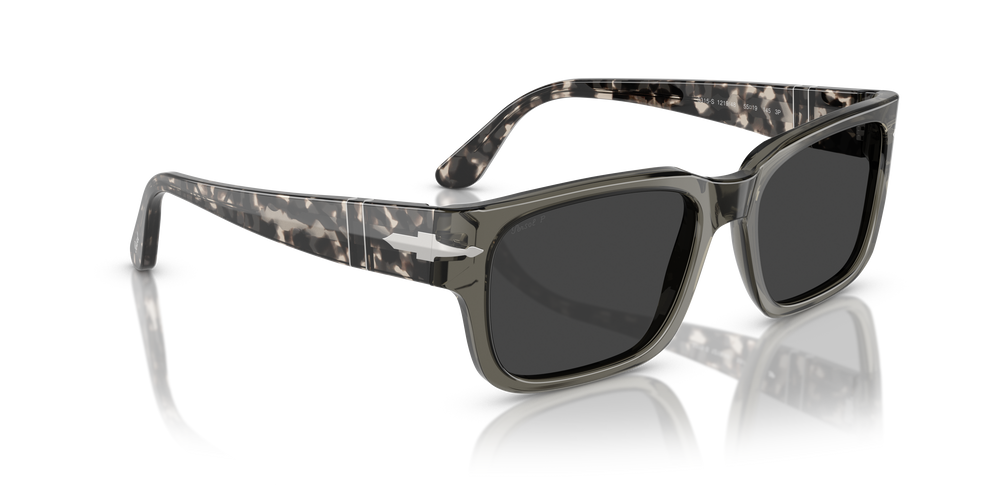 Persol PO3315S mit Rauch Gestell und Schwarz Gläsern - Bild 3