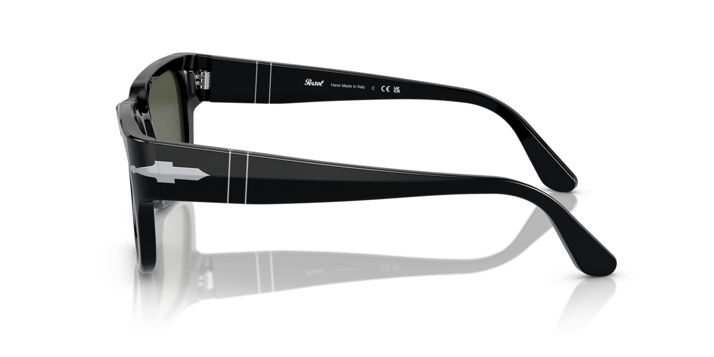 Persol PO3315S com armação Preto e lentes Verde - Imagens 1