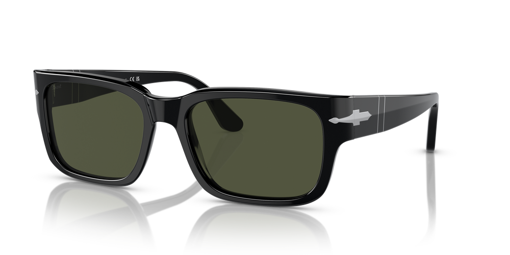 Persol PO3315S with Black Frame and Green Lenses - Image 1