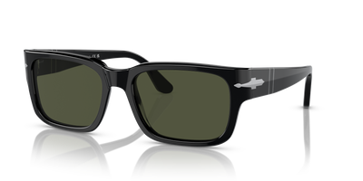 Persol PO3315S with Black Frame and Green Lenses - Image 1