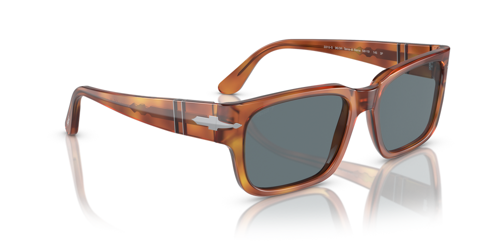 Persol PO3315S con Montatura Terra di Siena e Lenti Blu - Immagine 3