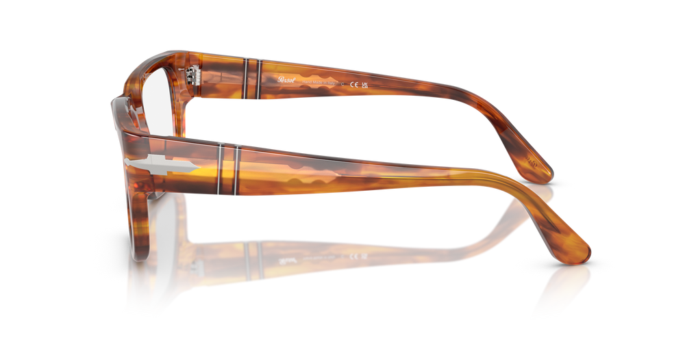 Persol PO3315V with Striped Brown Frame - Image 4