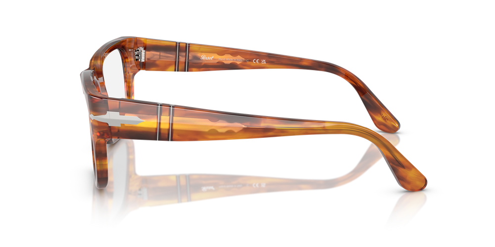 Persol PO3315V con Montatura Striato Marrone - Immagine 4