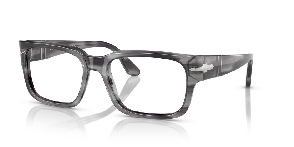 Persol PO3315V with Striped Grey Frame - Image 1