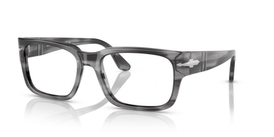 Persol PO3315V with Striped Grey Frame - Image 1