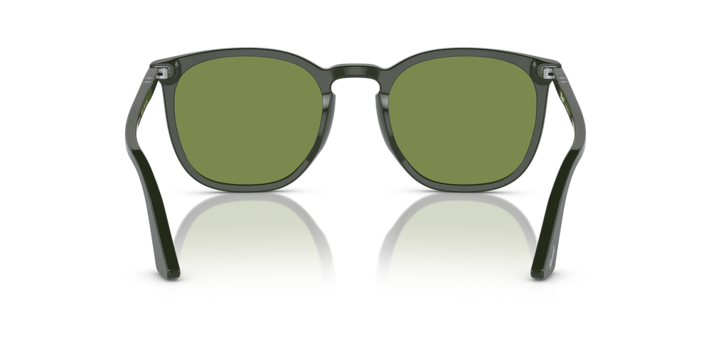 Persol PO3316S avec Monture Vert foncé mat et Verres Vert - Image 5