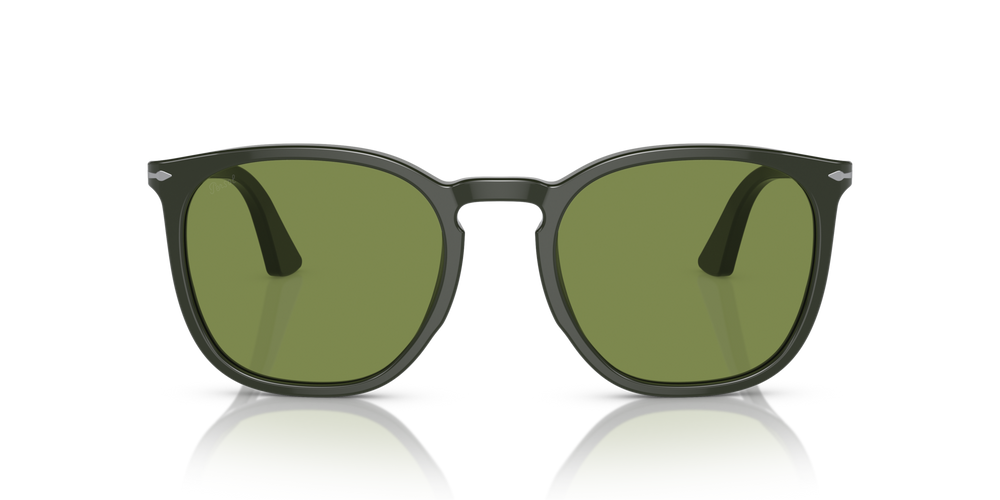 Persol PO3316S avec Monture Vert foncé mat et Verres Vert - Image 2
